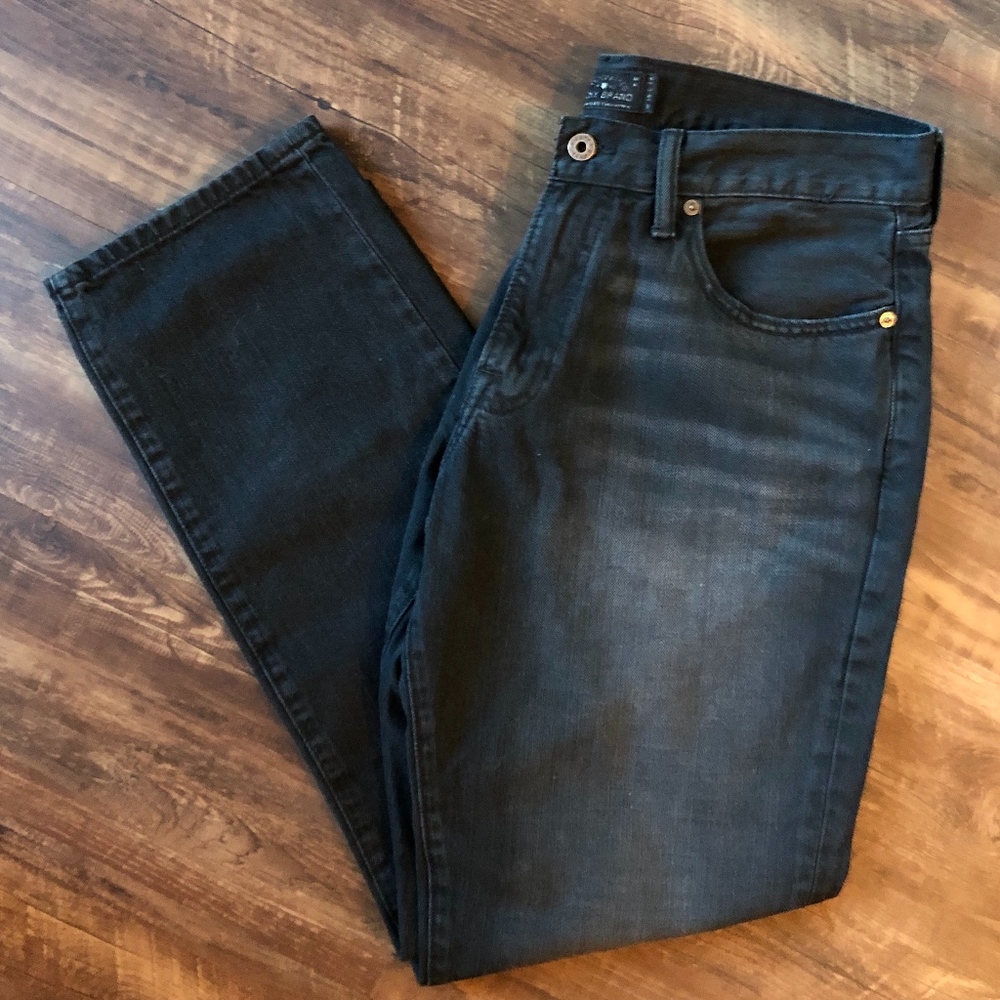 Lucky Brand Black Straight Leg Jeans